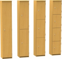 Wooden Cloakroom Lockers